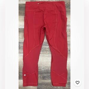 Lululemon Pace Rival Crop - 22” inseam, Sz 8